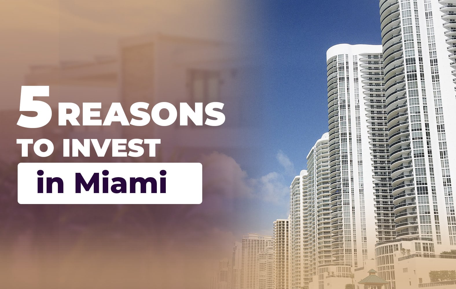 Reasons to invest in Miami: